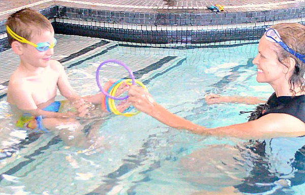 Motivational games to help your young swimmer put their face in the water