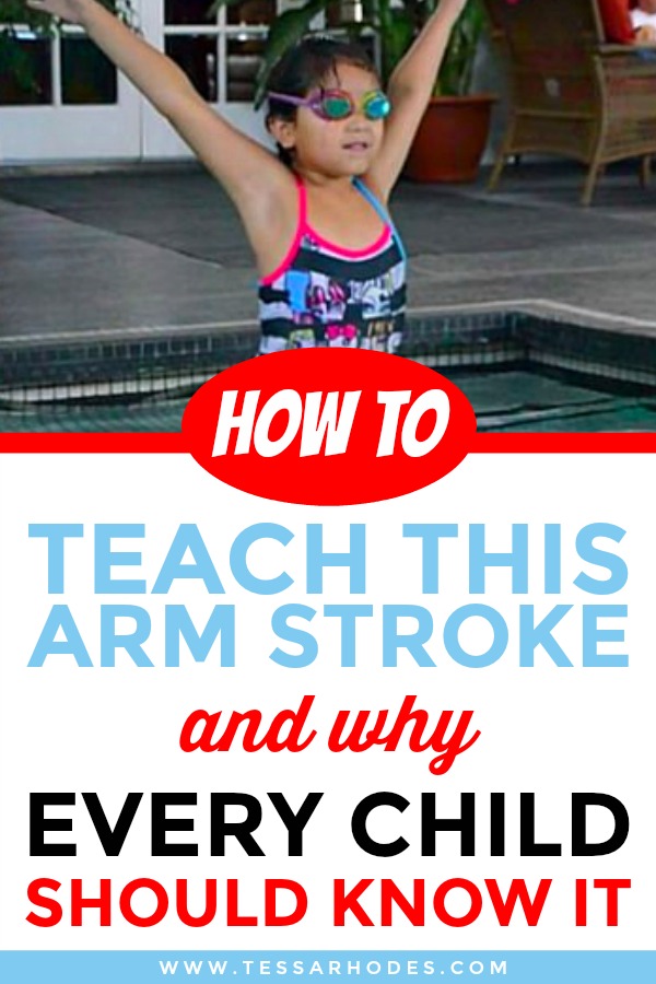 elementary back stroke arms action.