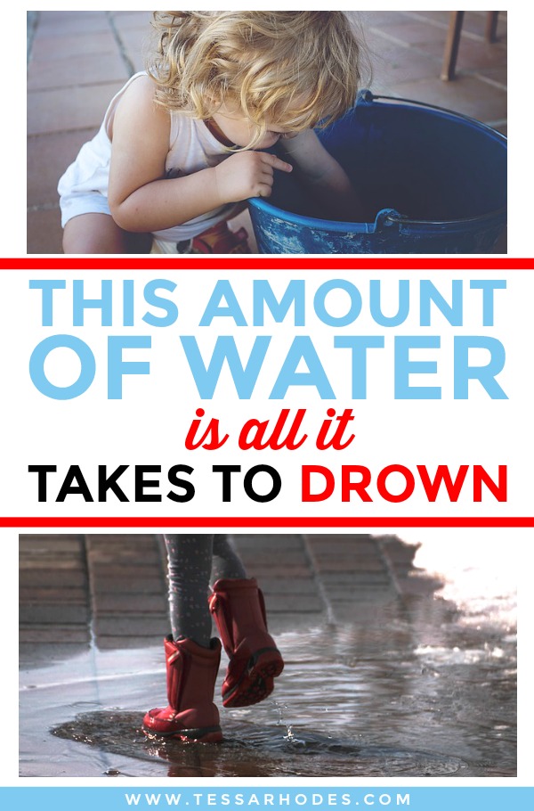 What is the least amount of water it takes to drown?