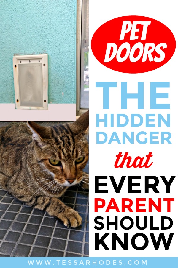 Pet doors and the hidden danger that every parent should know.