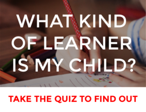 what kind of learner is my child quiz