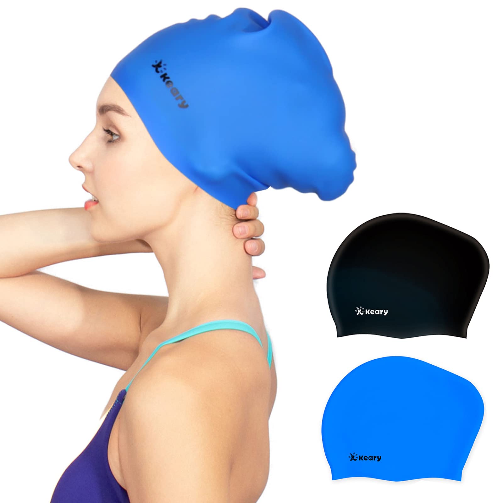 Keary Swim Cap Best Swim Caps for Keeping Hair Dry