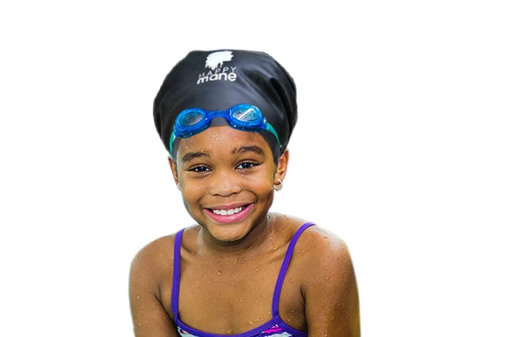 Happy Mane Silicone Swim Cap Best Swim Caps for Keeping Hair Dry